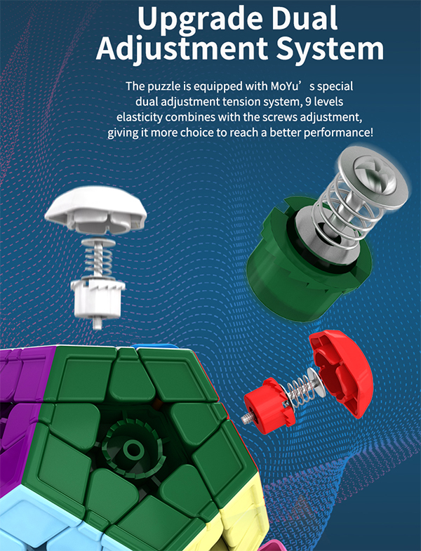 MoYu AoHun WR M Magnetic Megaminx Stickerless Speed Cube